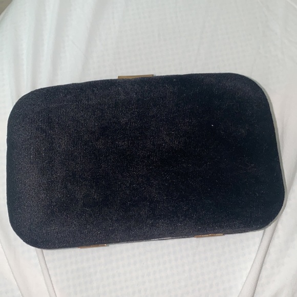 Lulu cross body Bride Bag Black and Gold - Picture 2 of 5